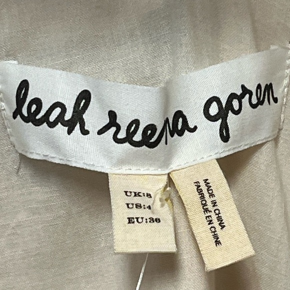 NWT Anthropologie Cat Feline Print Dress - Black and Cream - Picture 6 of 8